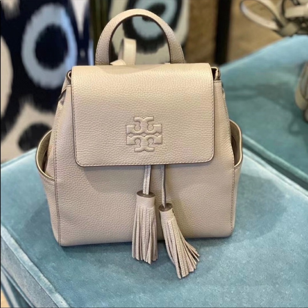 Tory Burch leather backpack